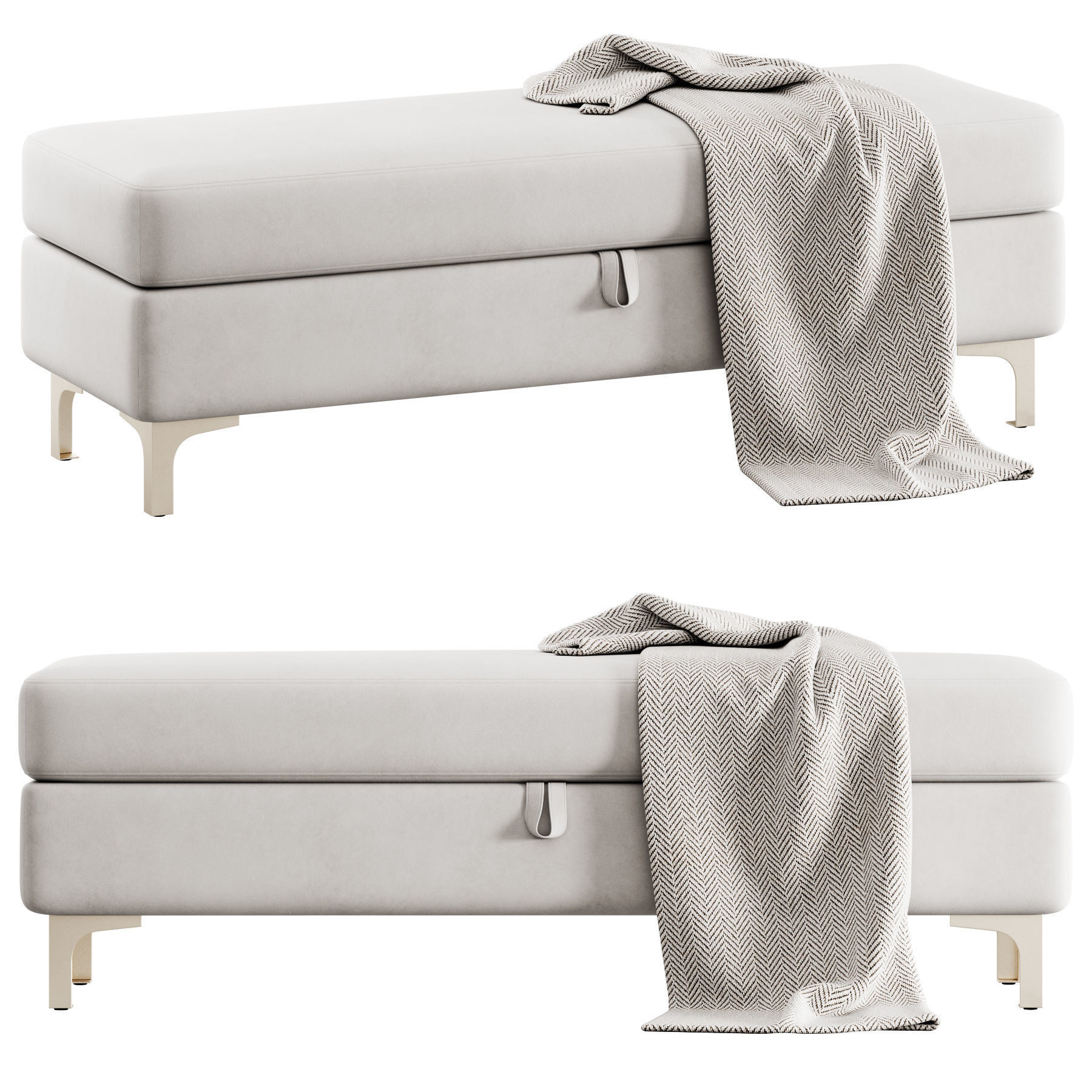 Bench Taquarius by Everly Quinn 3D model_2