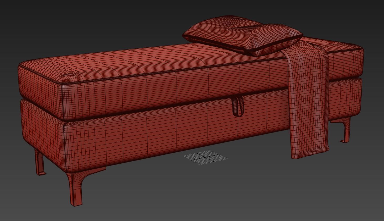 Bench Taquarius by Everly Quinn 3D model_16