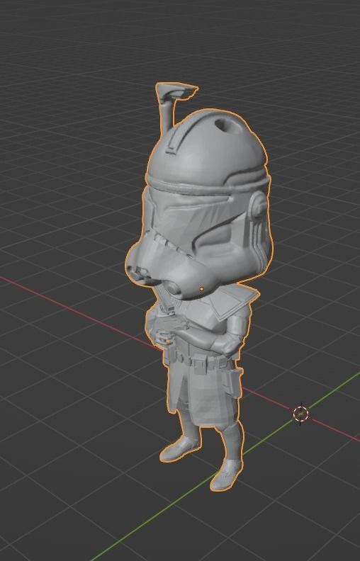 StormTrooper 5cm keychain Ready to Print  3D print model_2