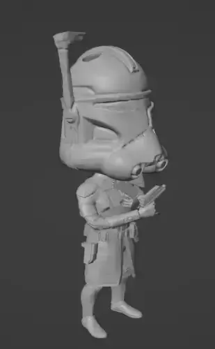 StormTrooper 5cm keychain Ready to Print 