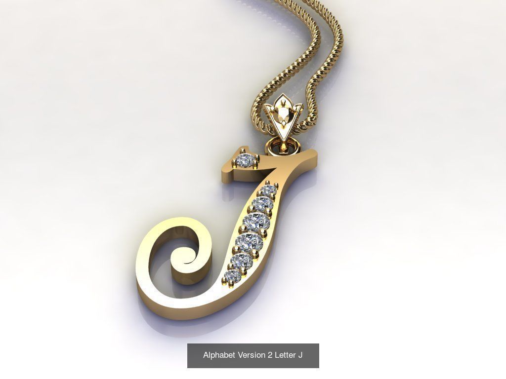 Alphabet English Version 2  3D Model Collection_20