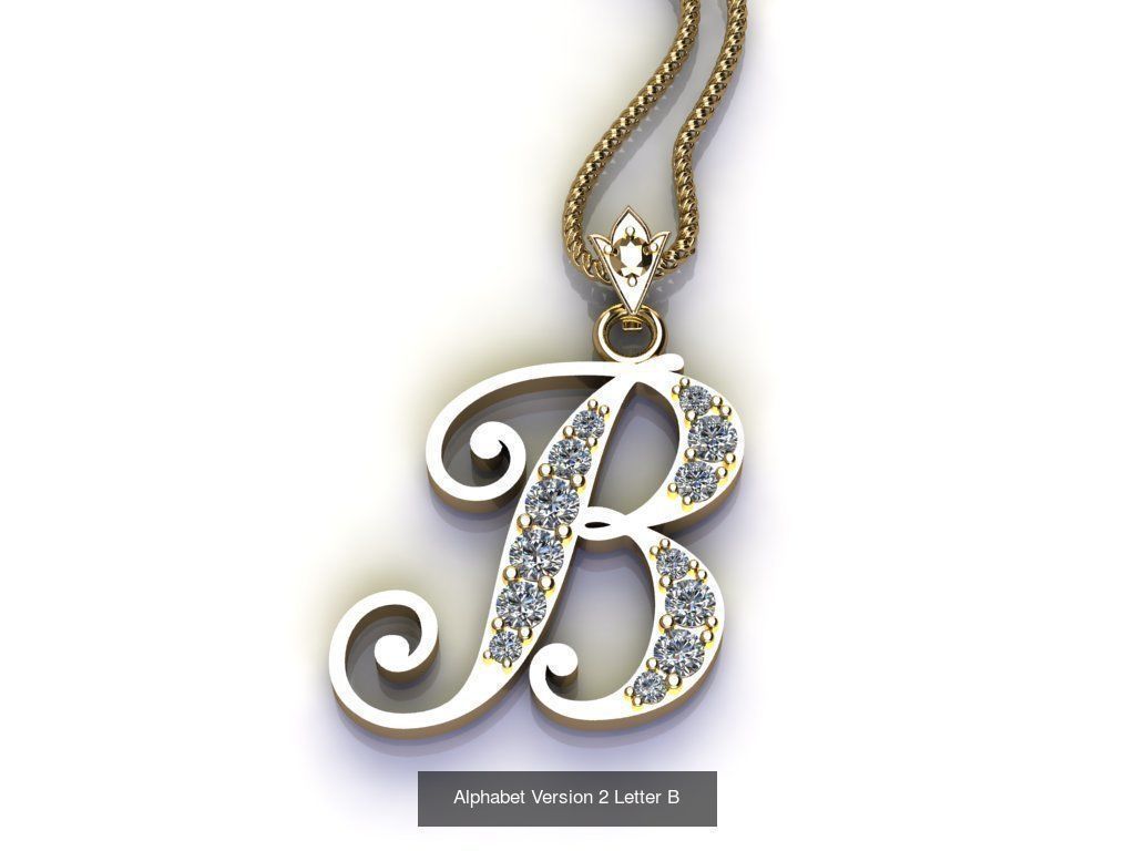 Alphabet English Version 2  3D Model Collection_28