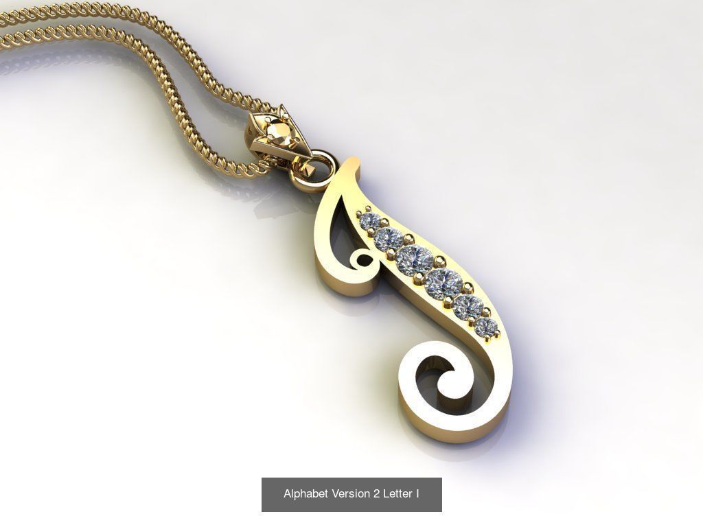 Alphabet English Version 2  3D Model Collection_21