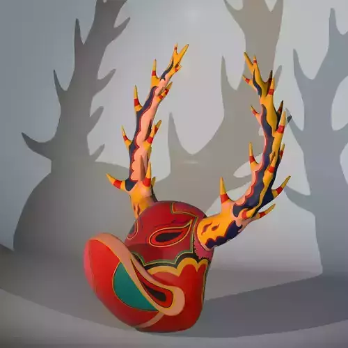 Dominican Republic Celebration Mask - Colorful