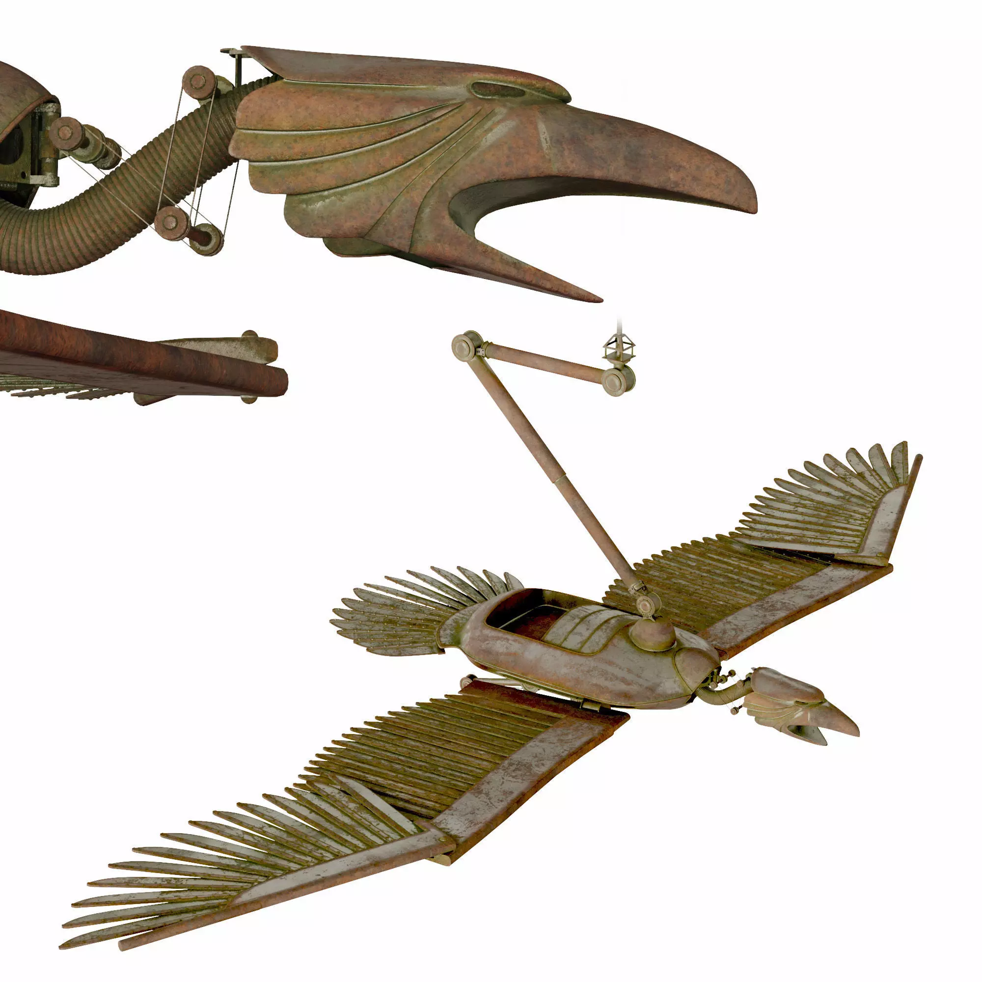 BirdMetal 3D model_0