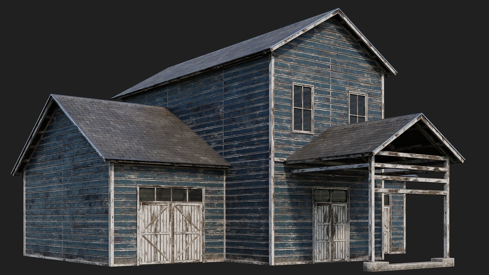 41-80 FARM BUILDINGS PACK 4K PBR Textures GameReady 3D Model Collection_40