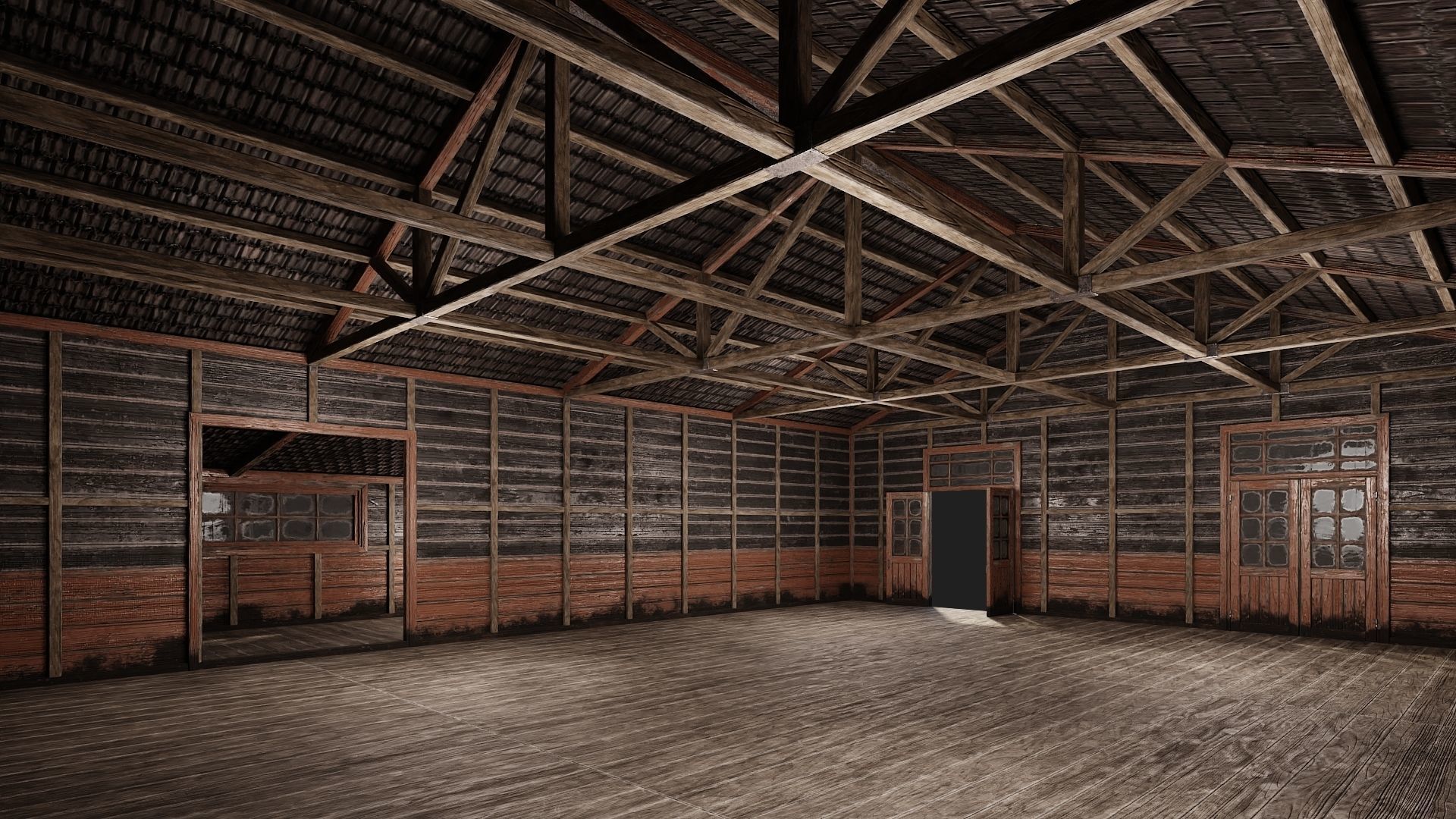 41-80 FARM BUILDINGS PACK 4K PBR Textures GameReady 3D Model Collection_6