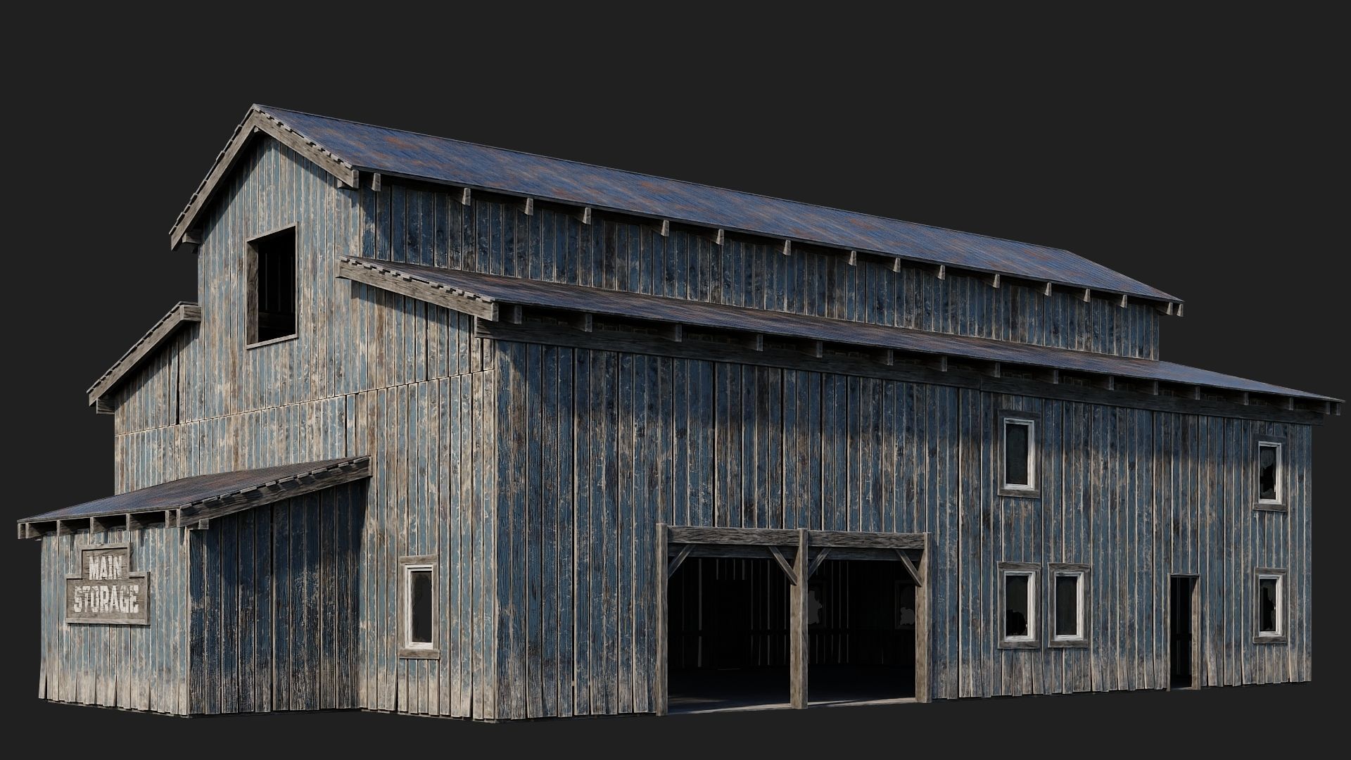41-80 FARM BUILDINGS PACK 4K PBR Textures GameReady 3D Model Collection_15