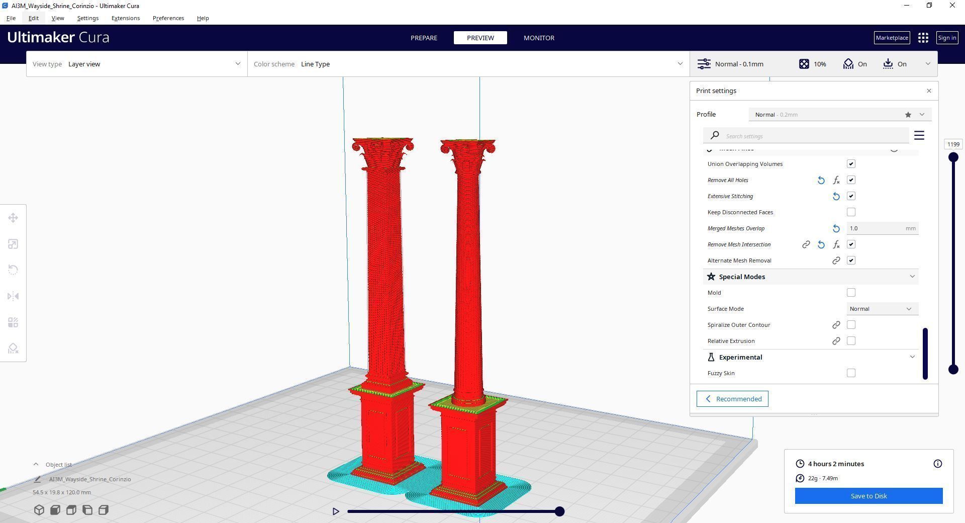 Columns in 5 styles  Game ready and printable Low-poly 3D model_15