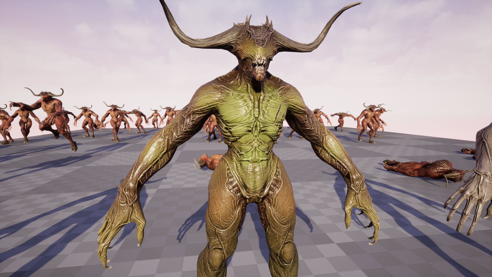 Demon Character Low-poly 3D model_20