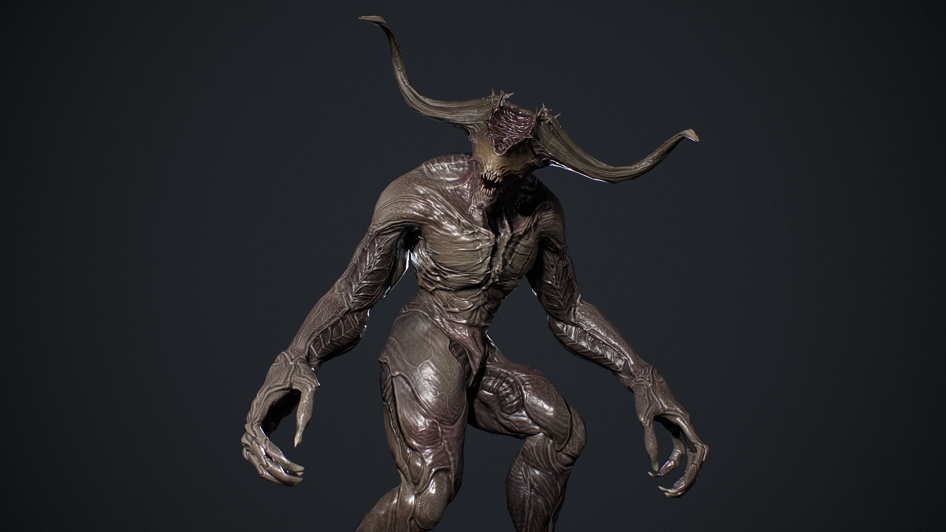 Demon Character Low-poly 3D model_19