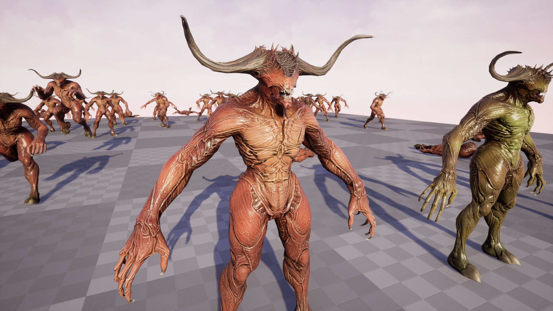 Demon Character Low-poly 3D model_23