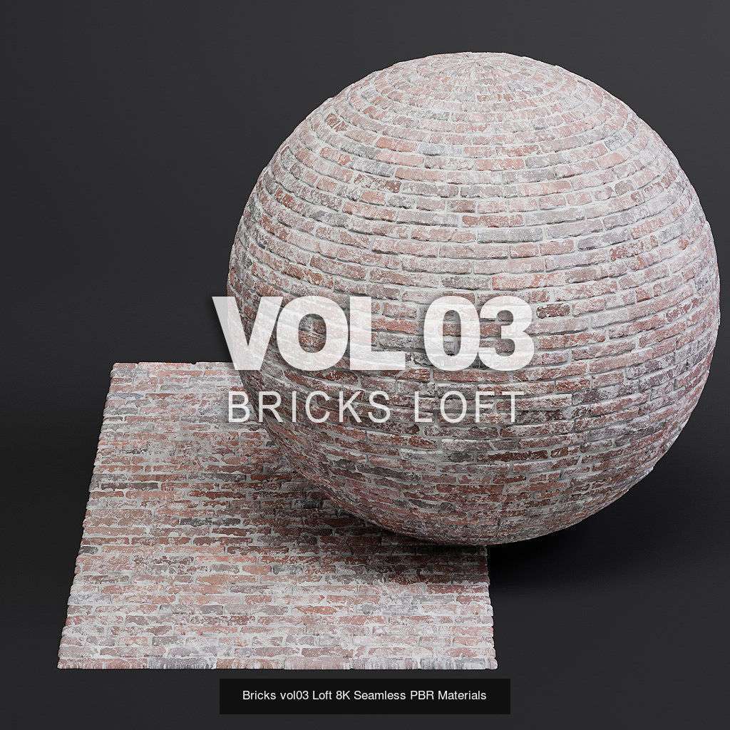 M04 Bricks 8K PBR Seamless Materials Texture_3