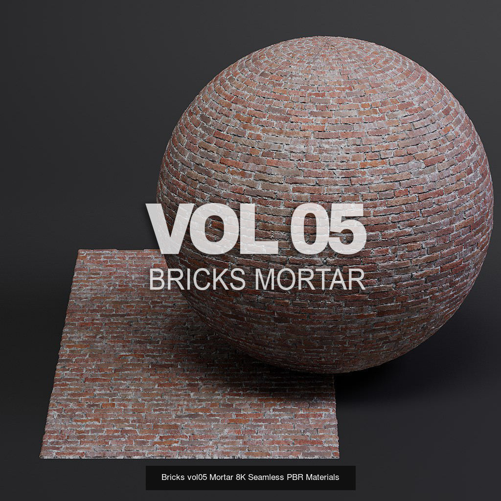 M04 Bricks 8K PBR Seamless Materials Texture_5