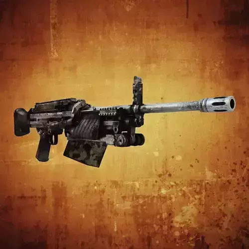 MG4 Machine Gun Low-poly 3D model