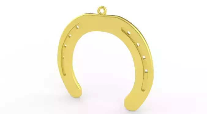 Hoof Pendant 3D print model