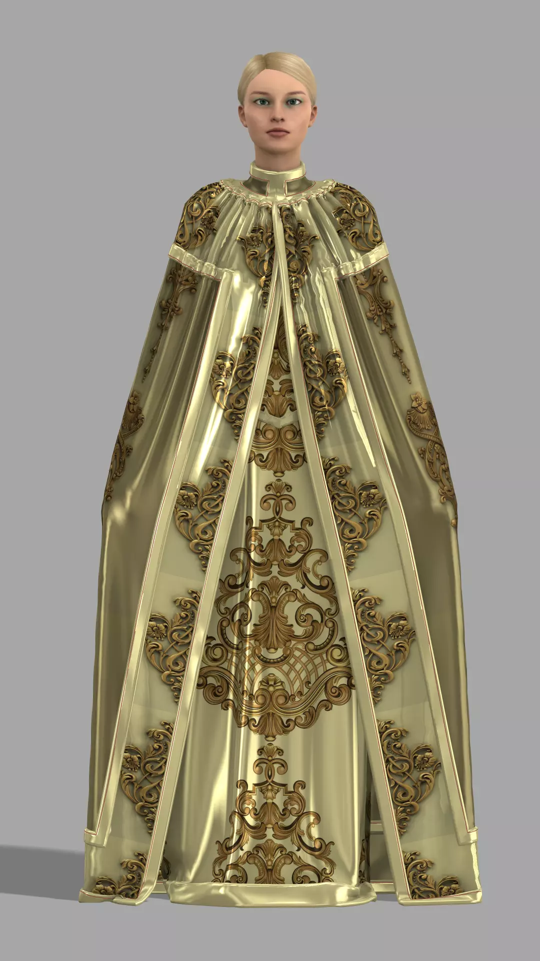 Royal Kosem Dress - Robe Clothes Low-poly 3D model