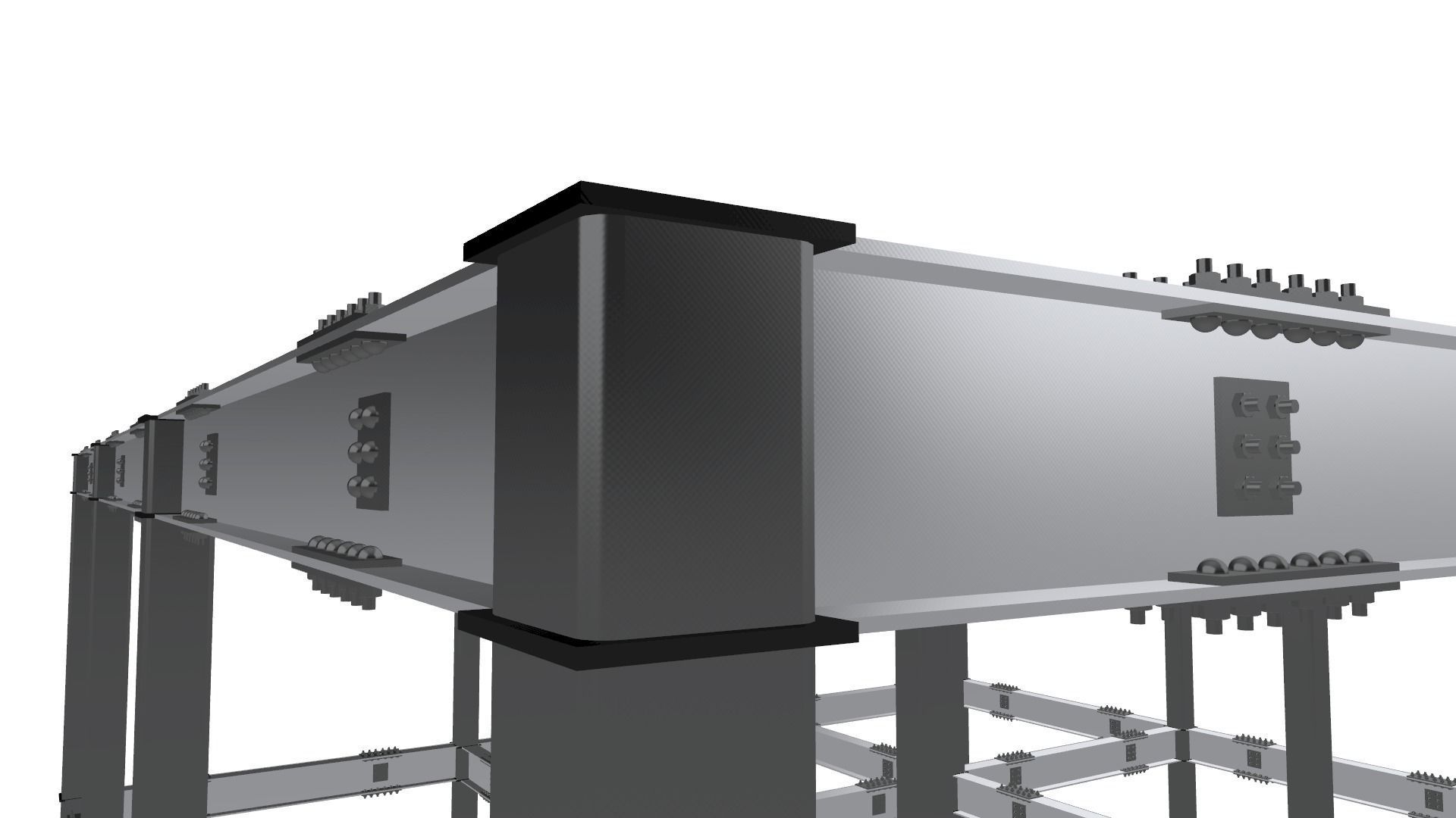 Steel Building 3D model_6