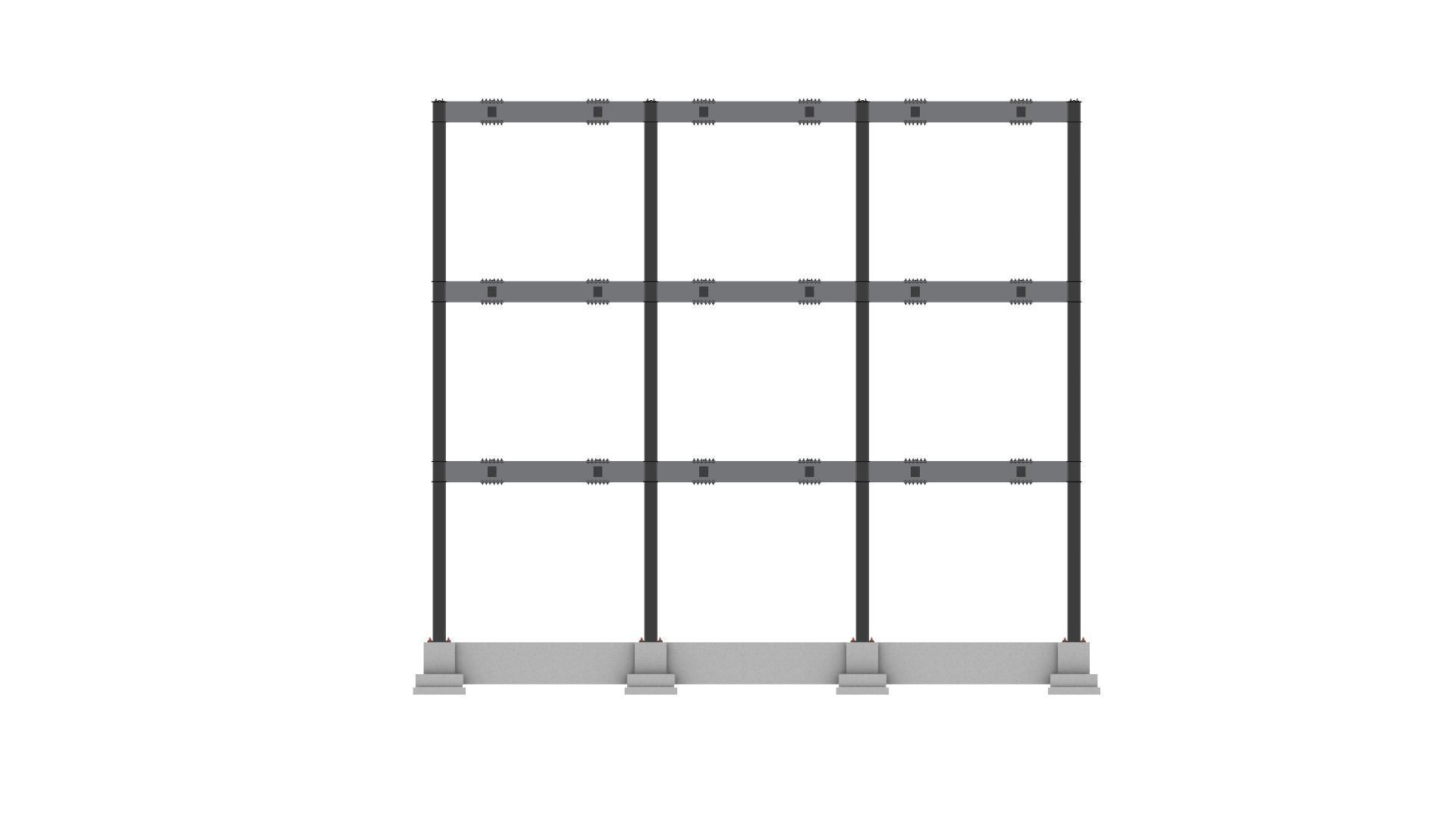 Steel Building 3D model_5