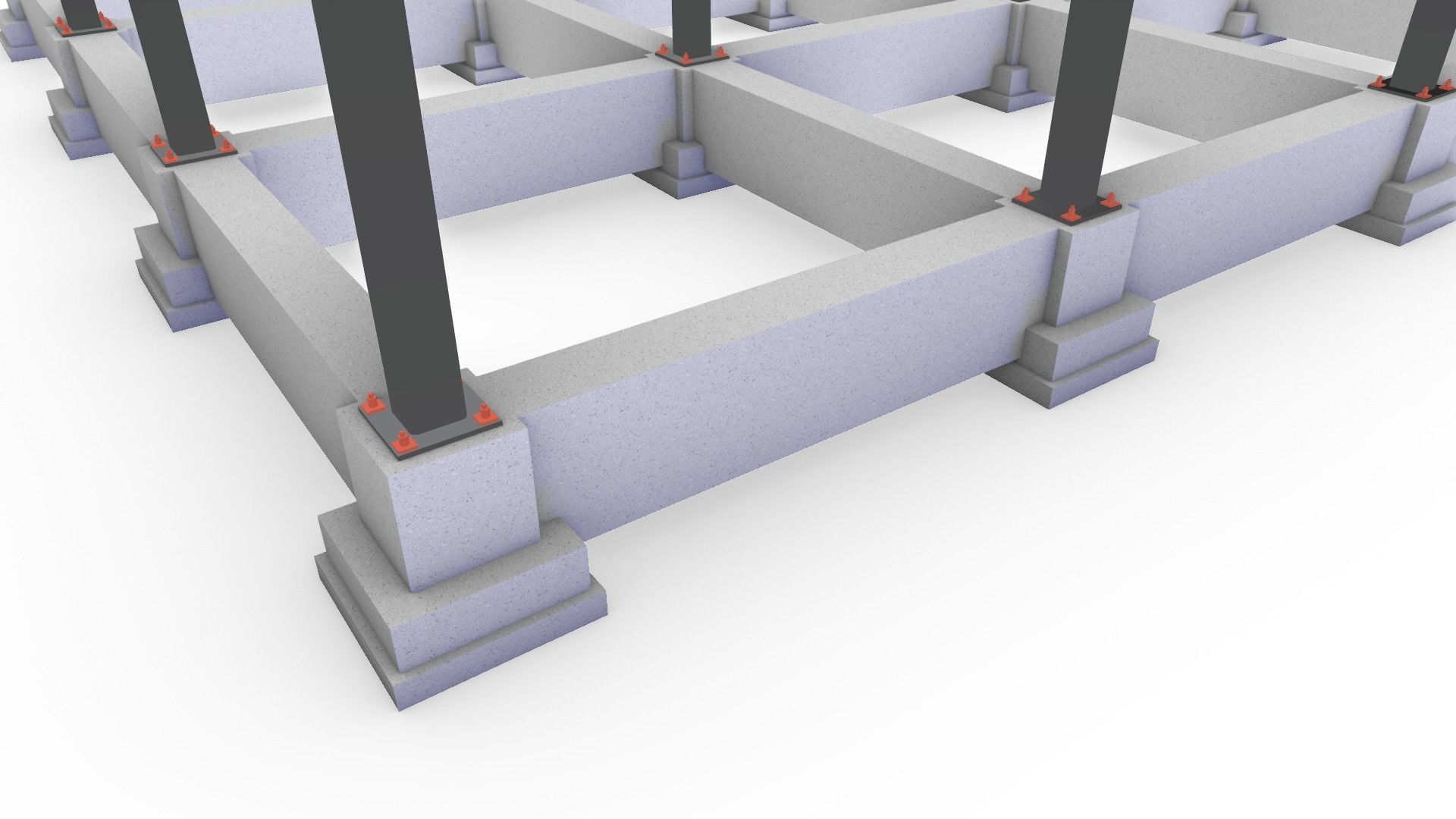 Steel Building 3D model_8