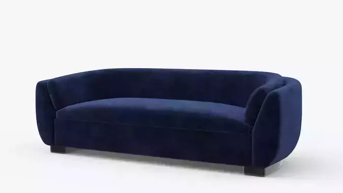Blue Sofa Velvet
