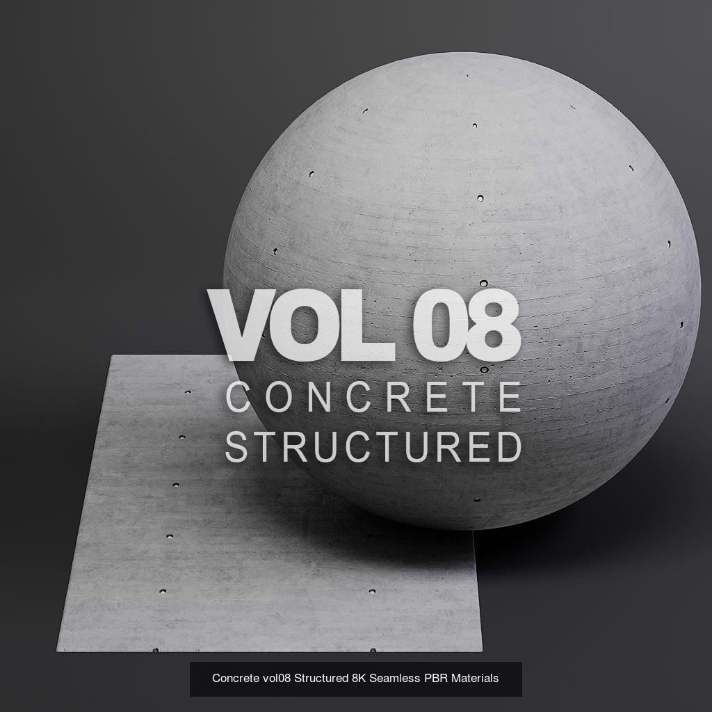 M07 Concrete 8K PBR Seamless Materials Texture_1