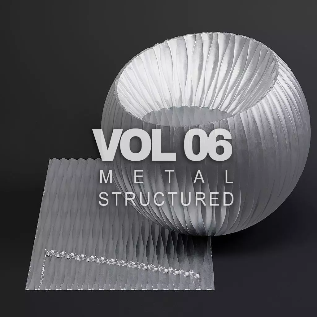 Metal vol06 Structured 8K Seamless PBR Materials Texture