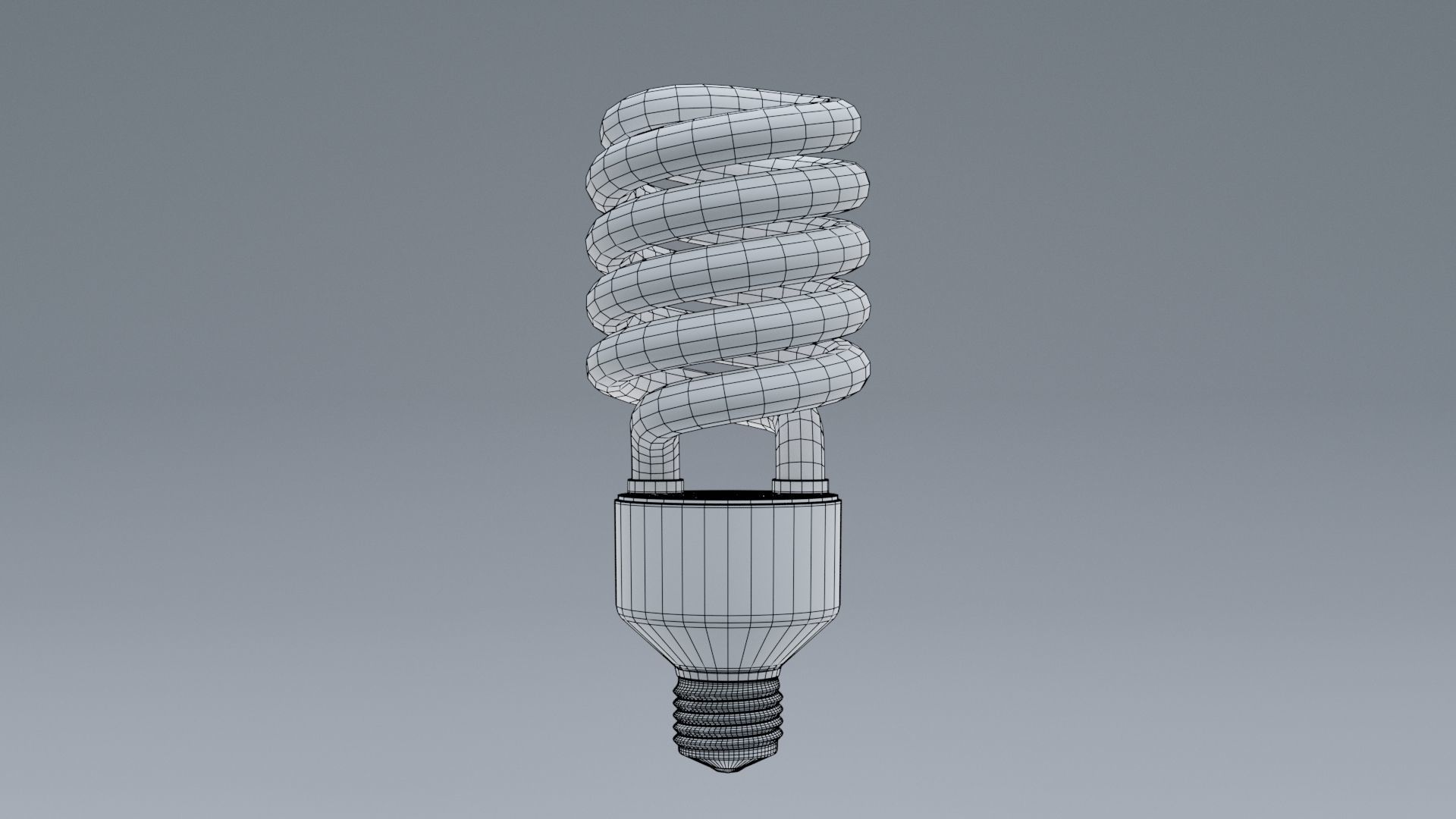 Light Bulb Low-poly 3D model_8