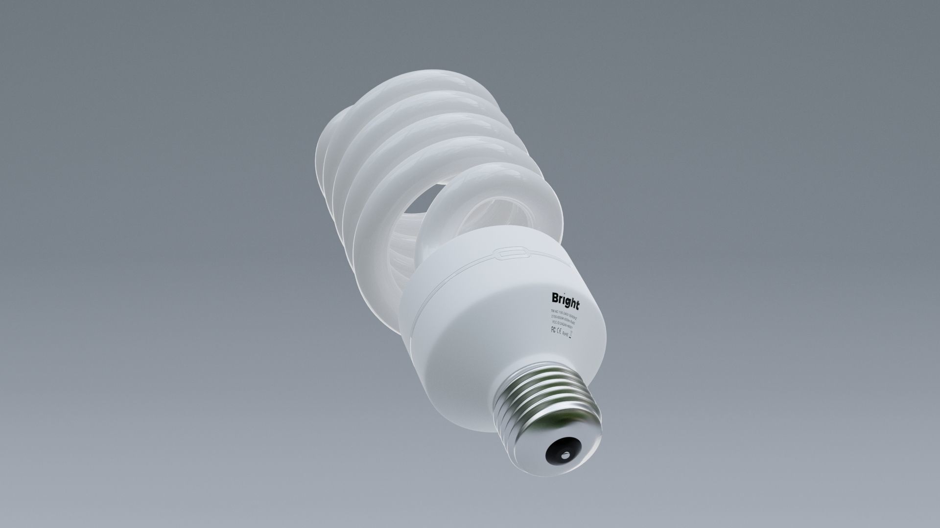 Light Bulb Low-poly 3D model_2