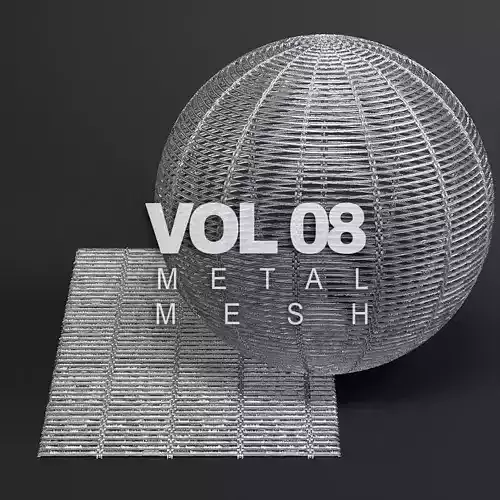 Metal vol08 Mesh 8K Seamless PBR Materials Texture