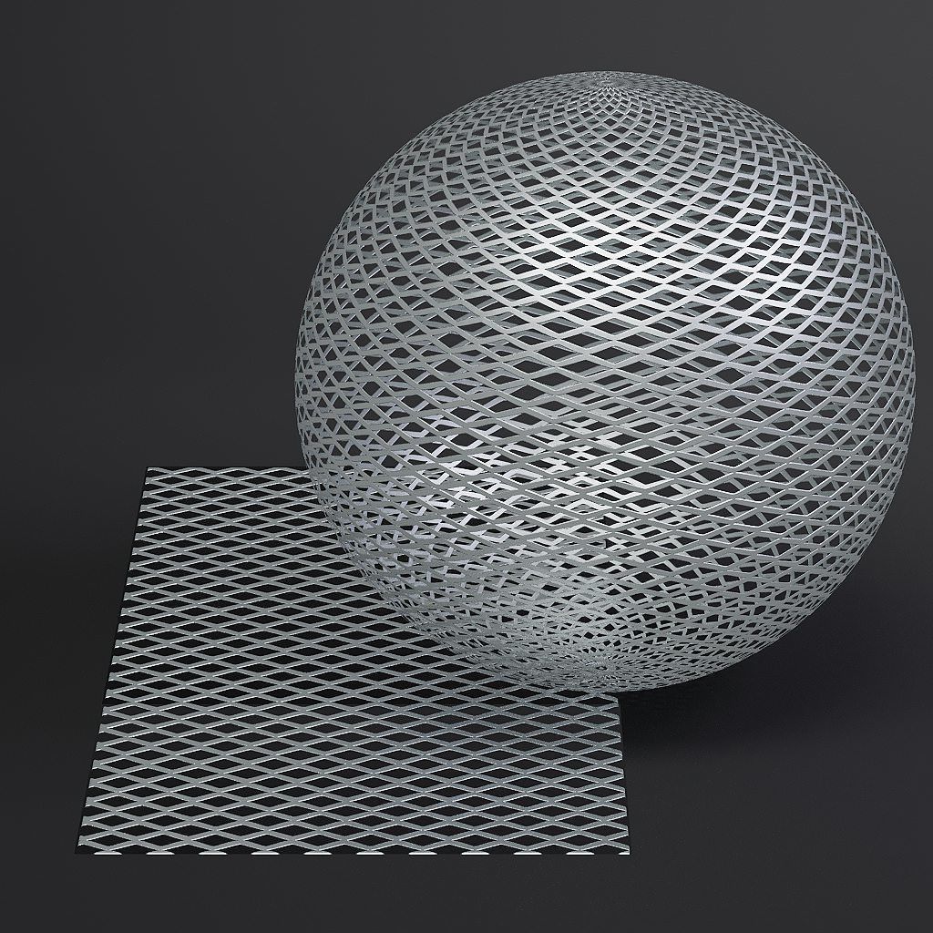 Metal vol09 Perforated 8K Seamless PBR Materials Texture_12