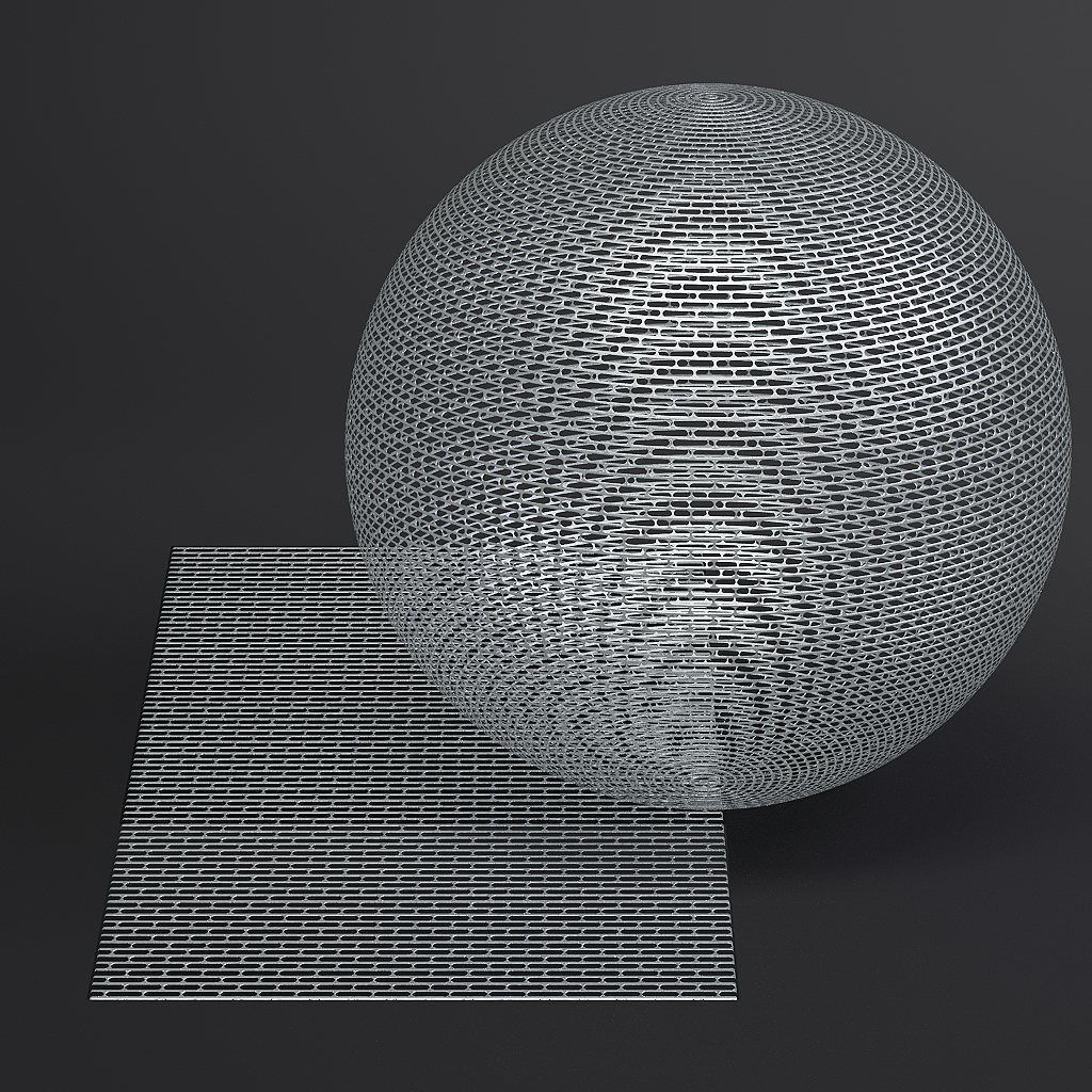 Metal vol09 Perforated 8K Seamless PBR Materials Texture_28