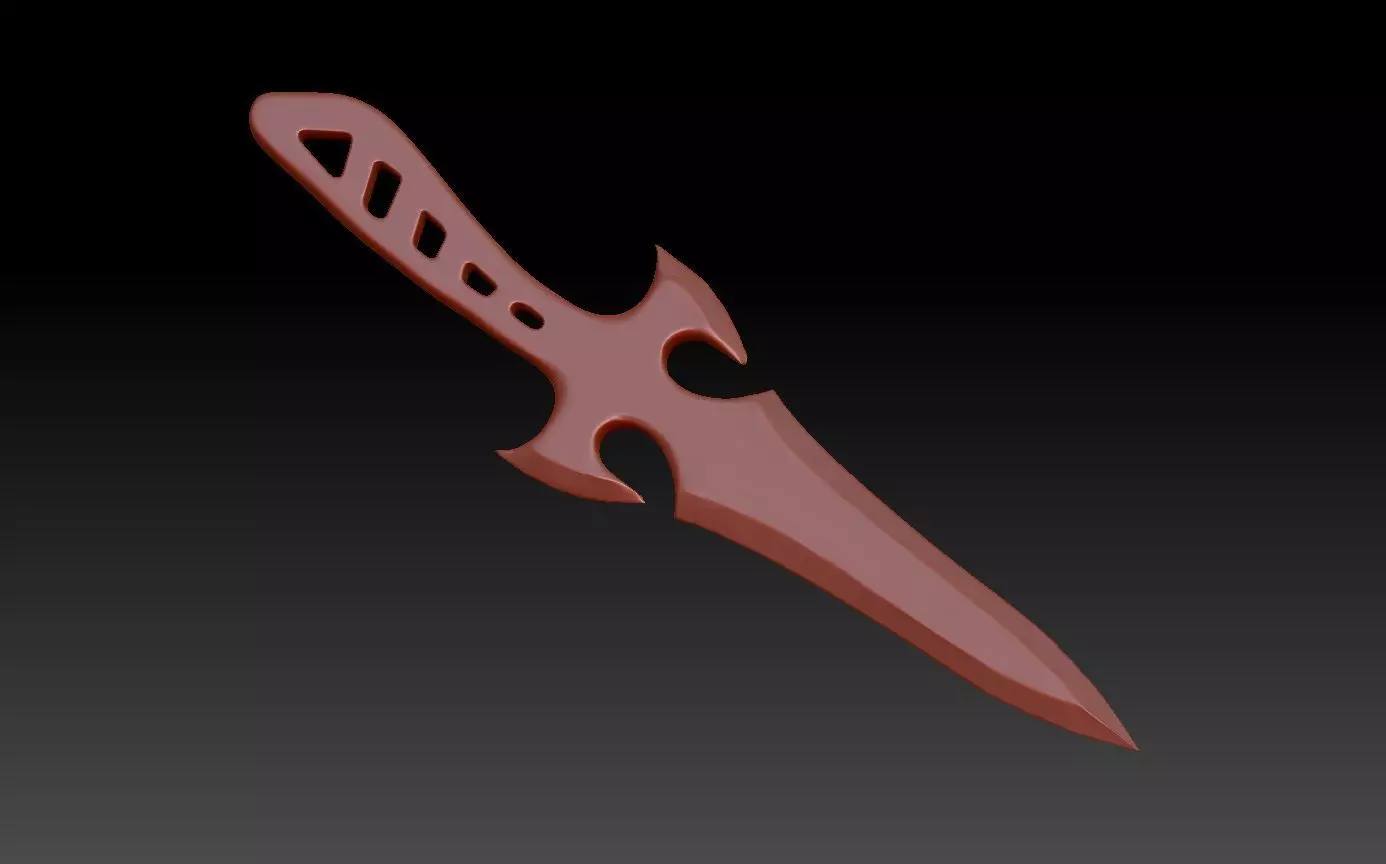 Knife Cosplay 3D print model_0