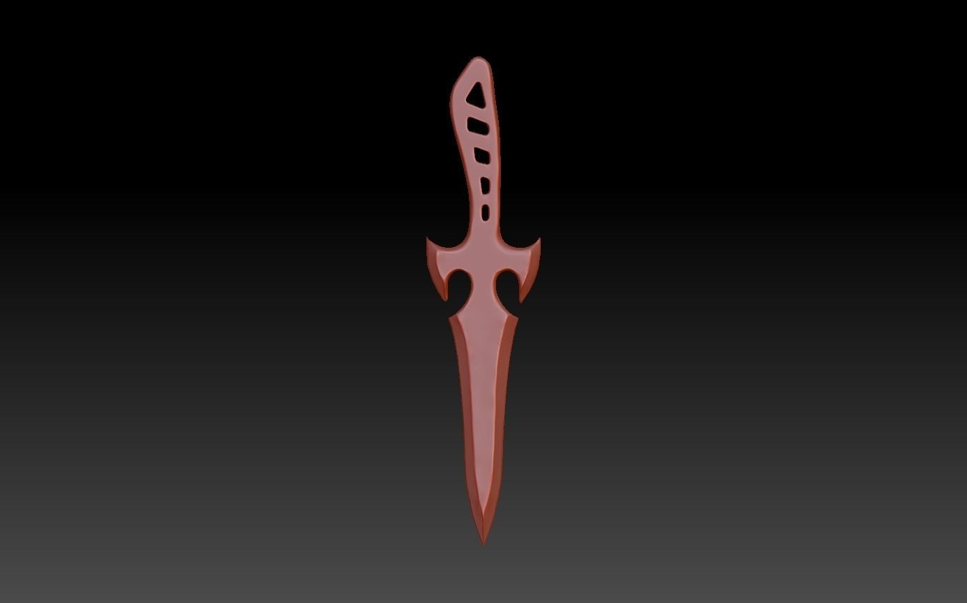 Knife Cosplay 3D print model_4