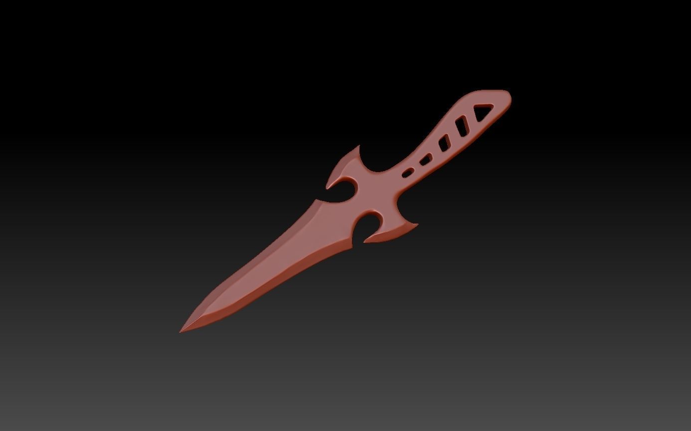Knife Cosplay 3D print model_3