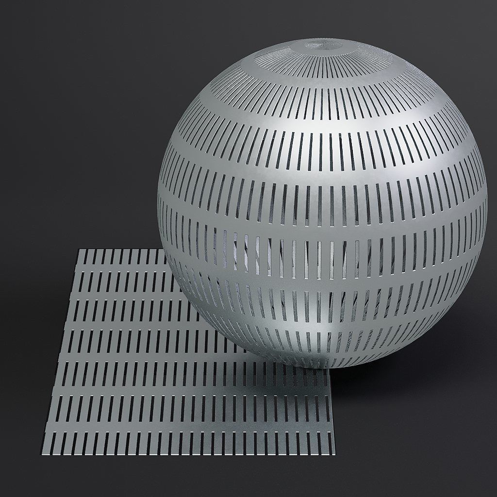 Metal vol10 Perforated 8K Seamless PBR Materials Texture_14