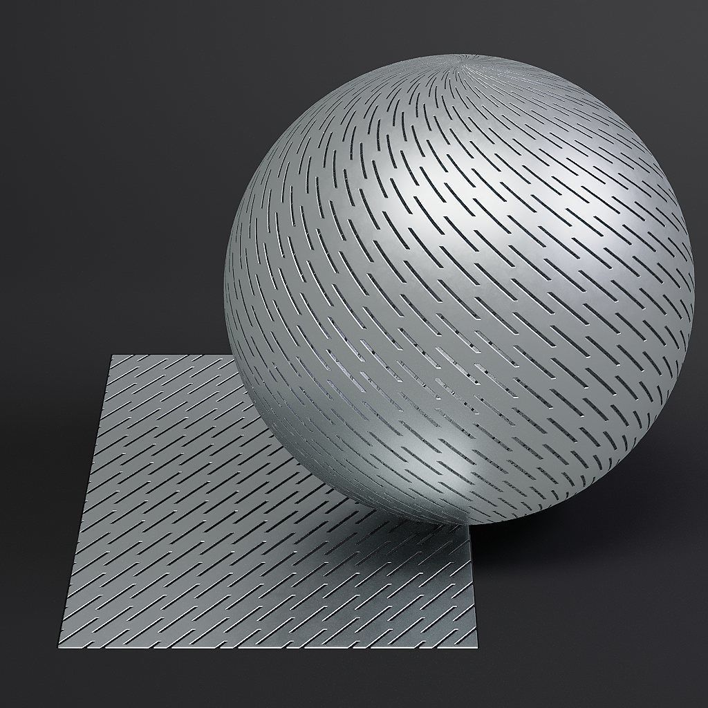 Metal vol10 Perforated 8K Seamless PBR Materials Texture_25