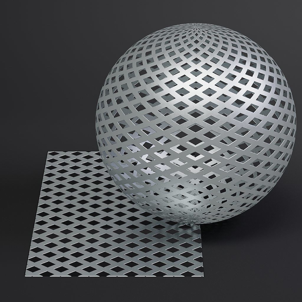 Metal vol10 Perforated 8K Seamless PBR Materials Texture_20