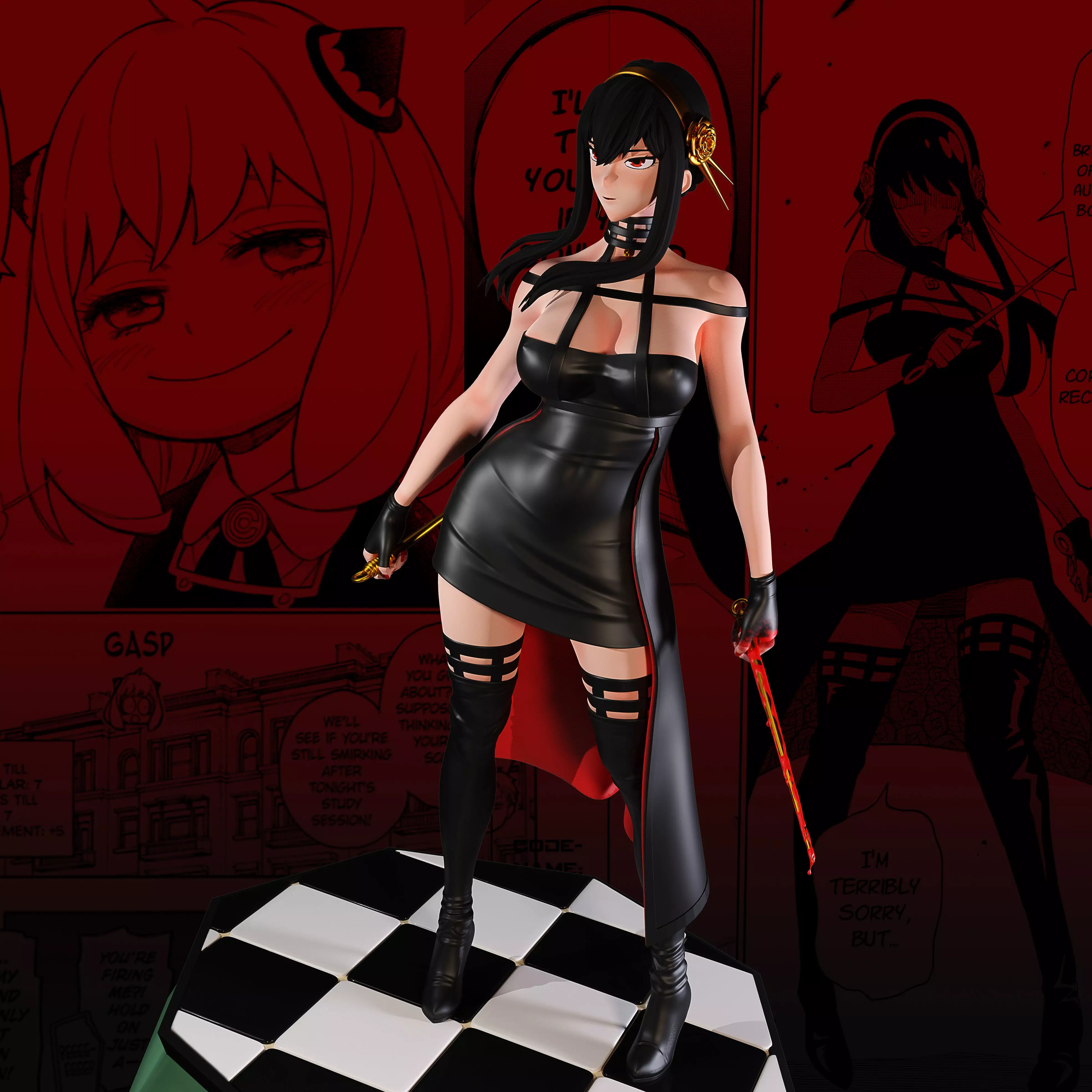 Yor Forger 3D print model_0