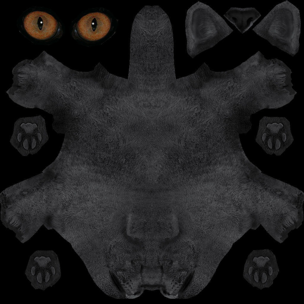 Cat - model  Free 3D model_1