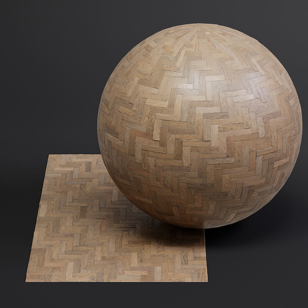 Parquet vol04 Herringbone 8K Seamless PBR Materials Texture_1