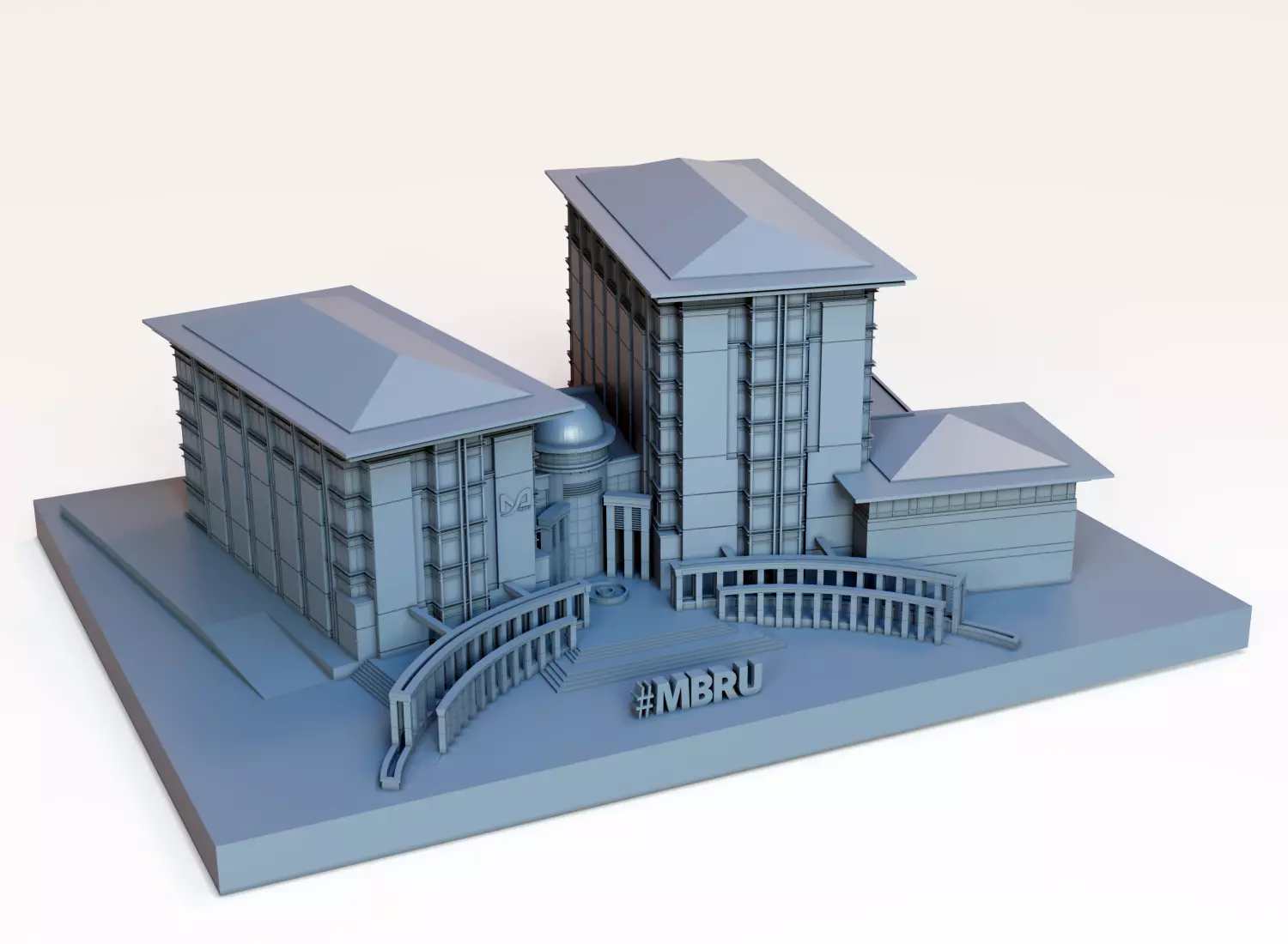 MBRU -  Of Medicine and Health Sciences 3D print model_0