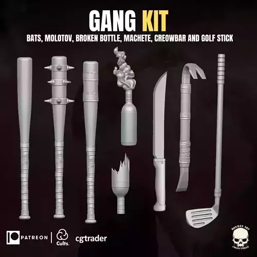 Gang Kit For Action Figures