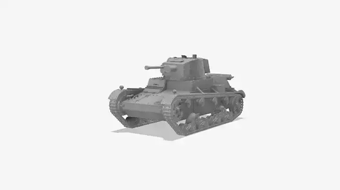 PZI 7TP - 1-100 scale 3D print model