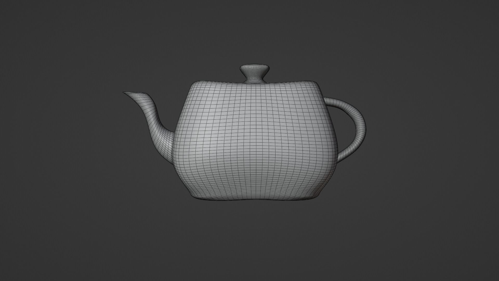 Black Porcelain Tea Set 3D model_30