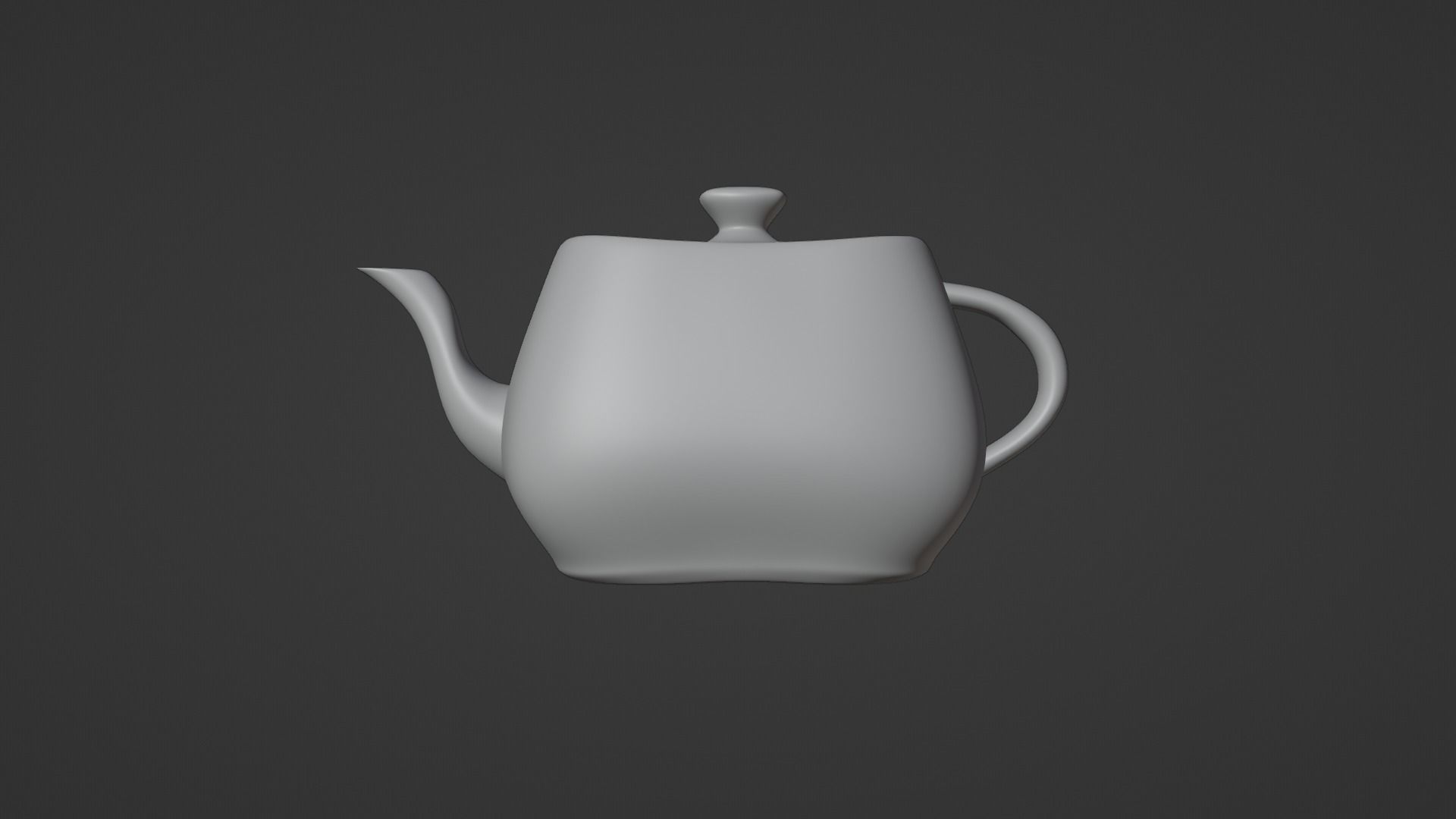 Black Porcelain Tea Set 3D model_29