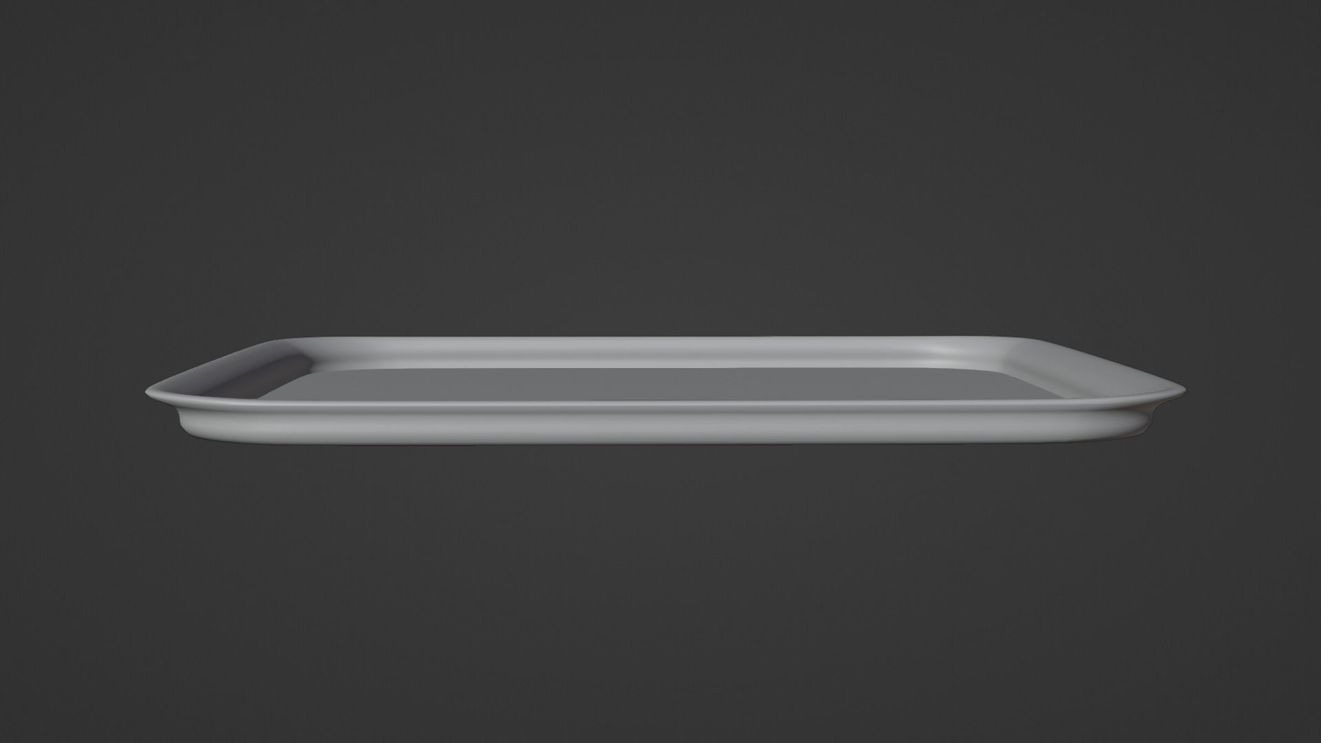 Black Porcelain Tea Set 3D model_26