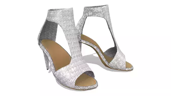 Open Toe T-Straps High Heel Shoes