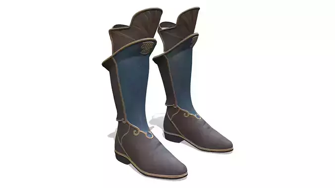 Medieval Metal Knight Boots