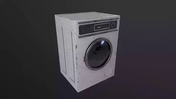 Old Washing Machine 3D Model Low-poly 3D model Old Washing Machine 3D Model Low-poly 3D model